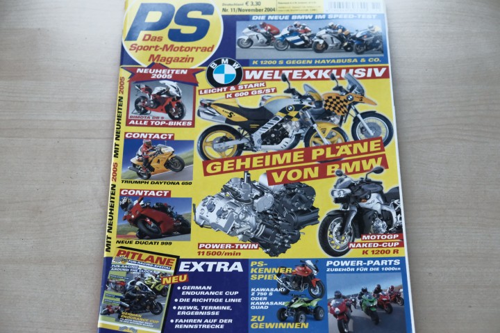 Deckblatt PS Sport Motorrad (11/2004)